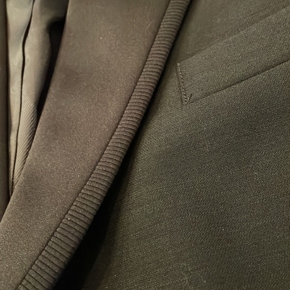 RALPH LAUREN Formal/Tuxedo Worsted Wool Sport Coat Jacket BLACK / Size 46R - Picture 4 of 12